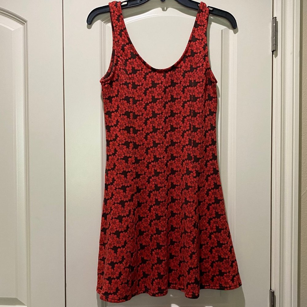 Pins & Needles Brown and Pink Floral Summer Dress